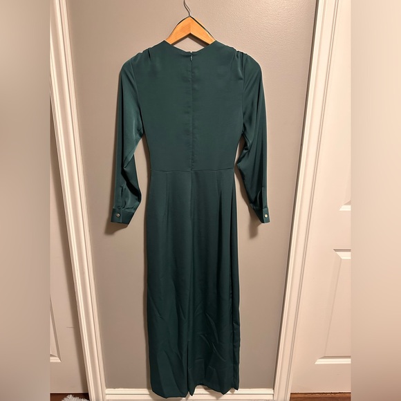 Green shiny jumpsuit - Picture 11 of 12